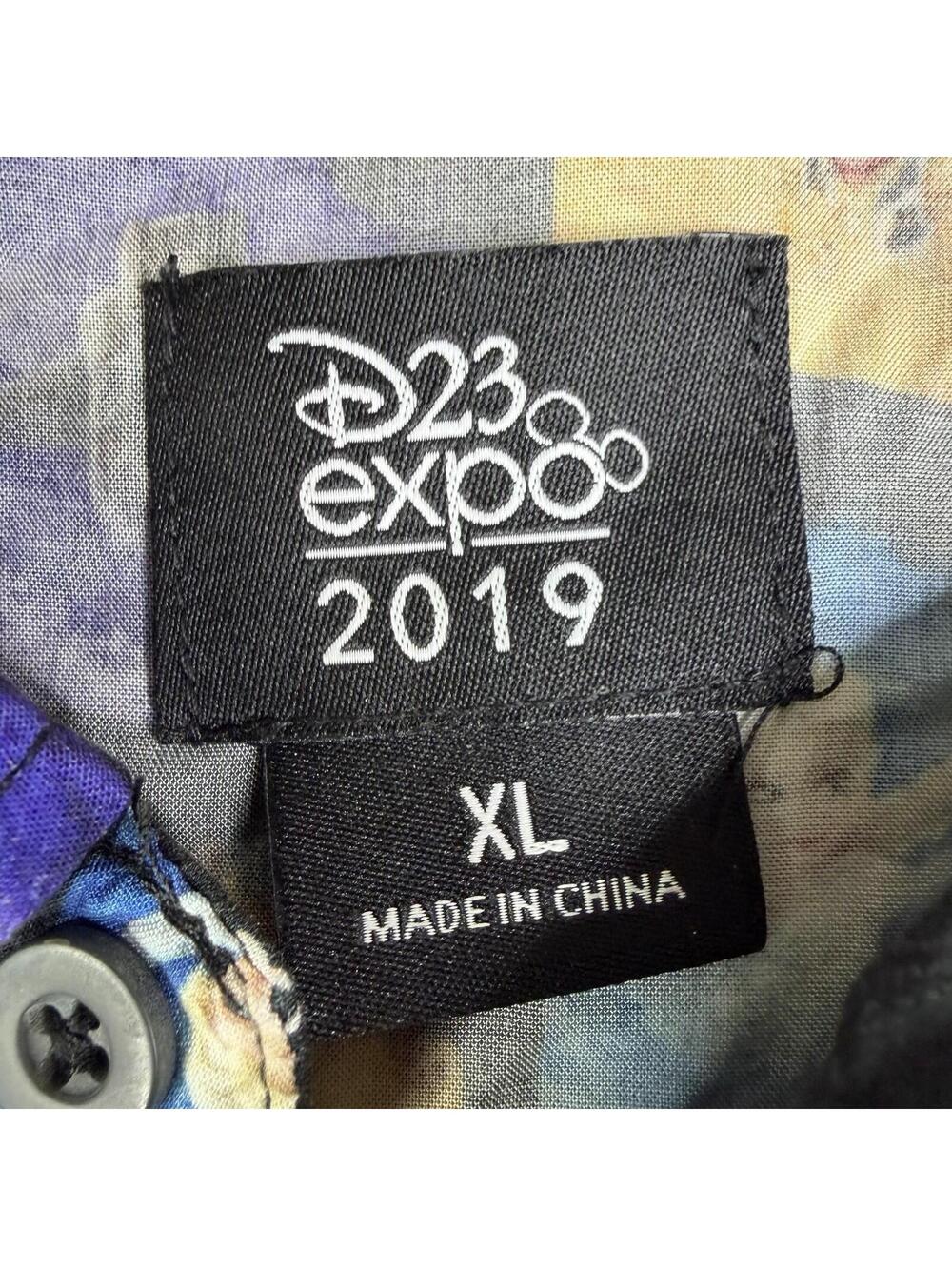 Disney D23 Expo 2019 Hawaiian Shirt XL Mickey Star Wars Pixar - Picture 9 of 11